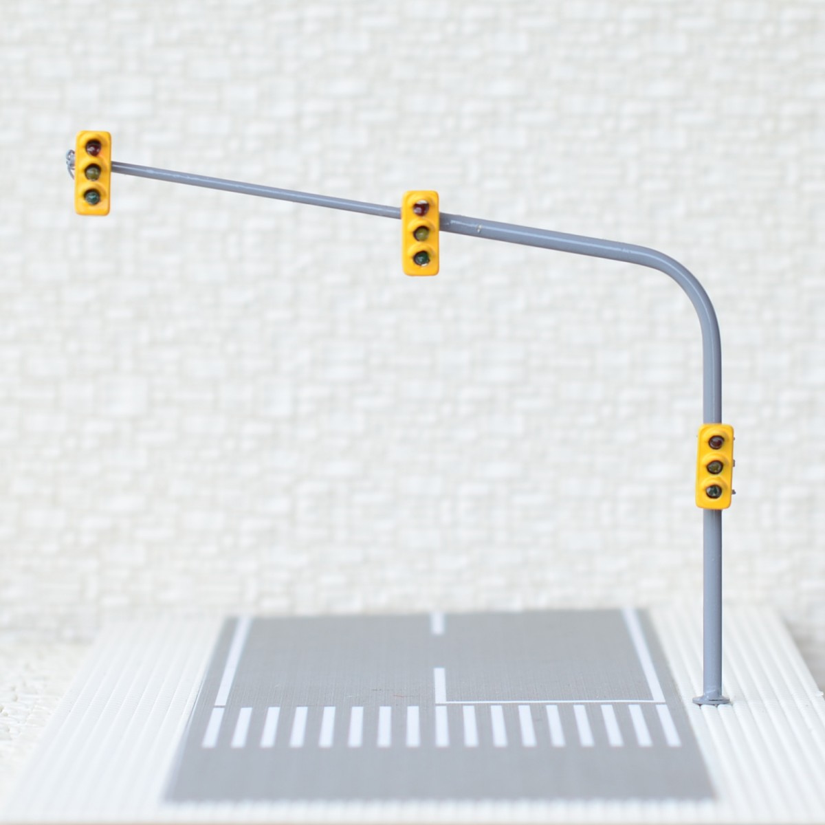 1 x HO / OO traffic light signal LED model train zebra pedestrian walkway #YB3C3 